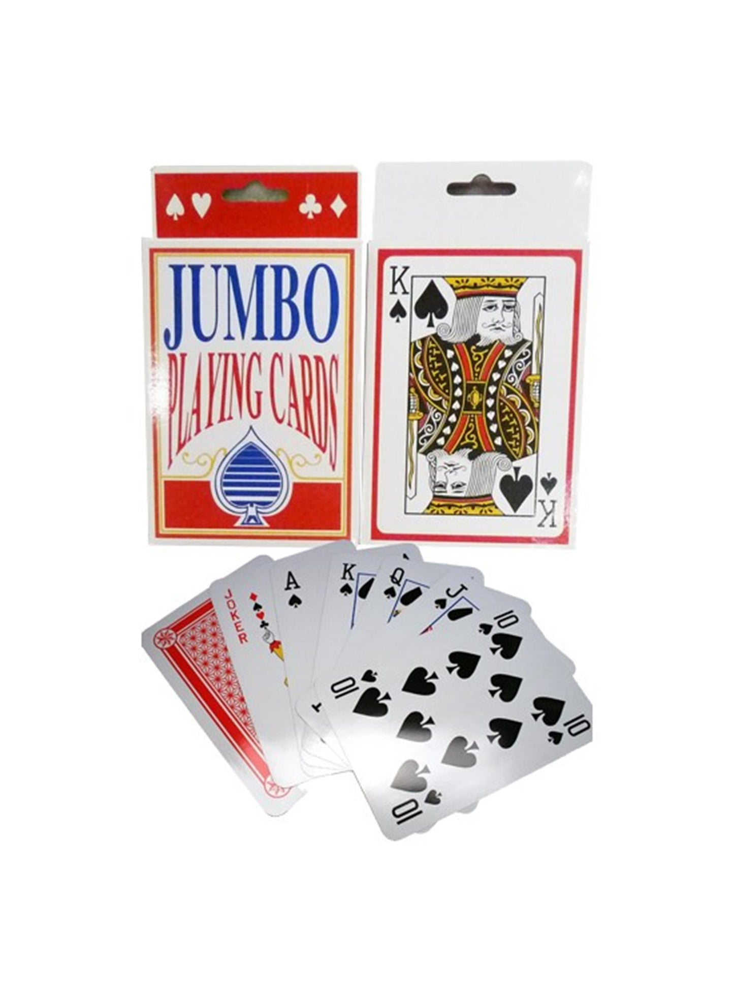 Aro houseware cartes à jouer jumbo plastifiées 9x14cm
