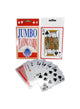 Aro houseware cartes à jouer jumbo plastifiées 9x14cm
