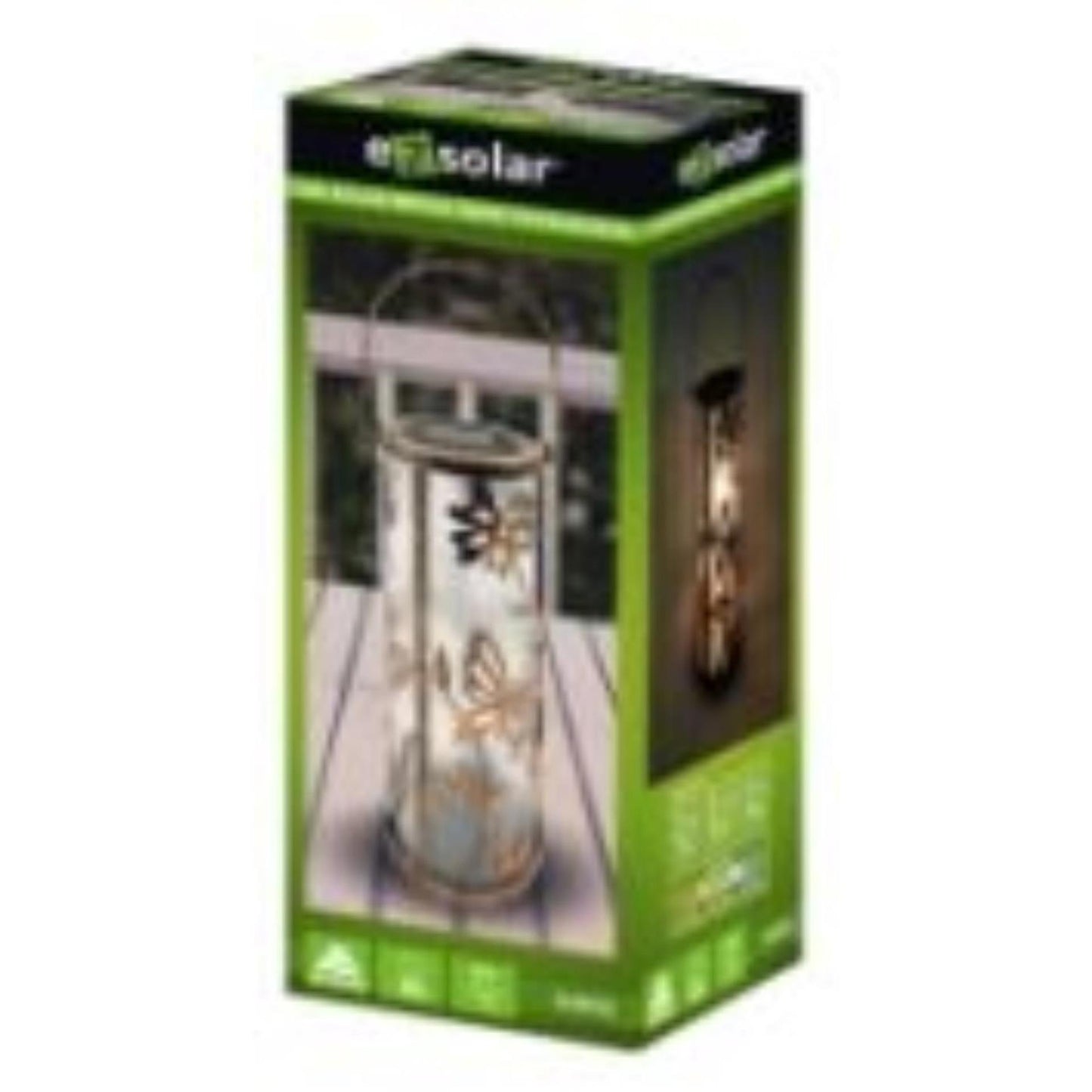 Lampe de table solaire LED Ezolar papillon ø11x28,5cm