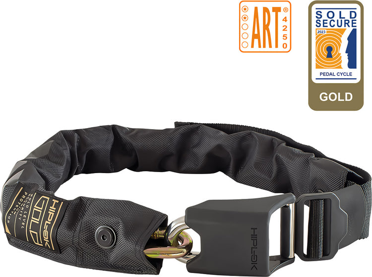 Cadenas à chaîne Hiplok doré 85 cm