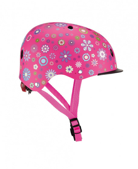 Casque Globber Lights Rose Taille 48-53 cm