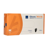Abena Abena Powded Nitrile Gants Taille moyenne 100 pièces noires