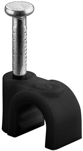 Goobay serre-câble 5mm rond boîte noire (100) - 4113230
