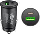 Goobay Chargeur voiture USB USB-C et USB-A 12V-24V 3A noir - 9540129