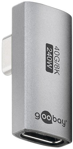 Adaptateur Goobay USB-C | mâle femelle | verticale | tourné | Adaptateur 90 degrés - 9550435