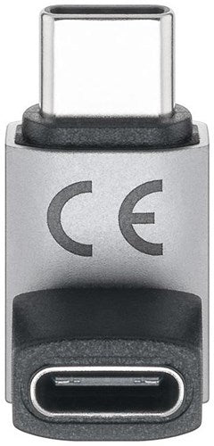 Adaptateur Goobay USB-C | mâle femelle | verticale | court | Adaptateur 90 degrés - 9550433