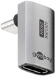 Adaptateur Goobay USB-C | mâle femelle | verticale | longue | Adaptateur 90 degrés - 9550434