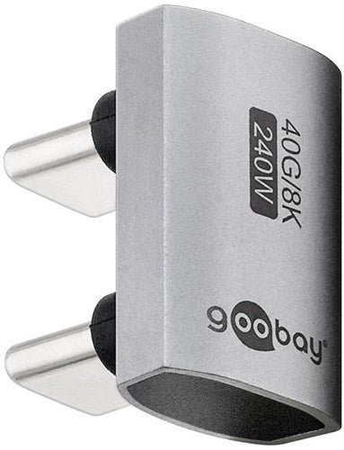 Adaptateur Goobay USB-C | mâle mâle | tu forme | Adaptateur 180 degrés - 9550437