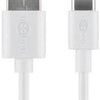 Goobay Câble de chargement USB-C 50 cm blanc - 9550295