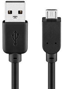 Goobay Câble de chargement micro USB 1m noir - 9550350