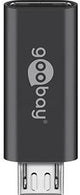 Goobay Adaptateur USB micro vers USB-C noir - 9550415