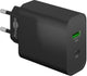 Goobay Chargeur rapide USB + USB-C 45W noir - 9550193