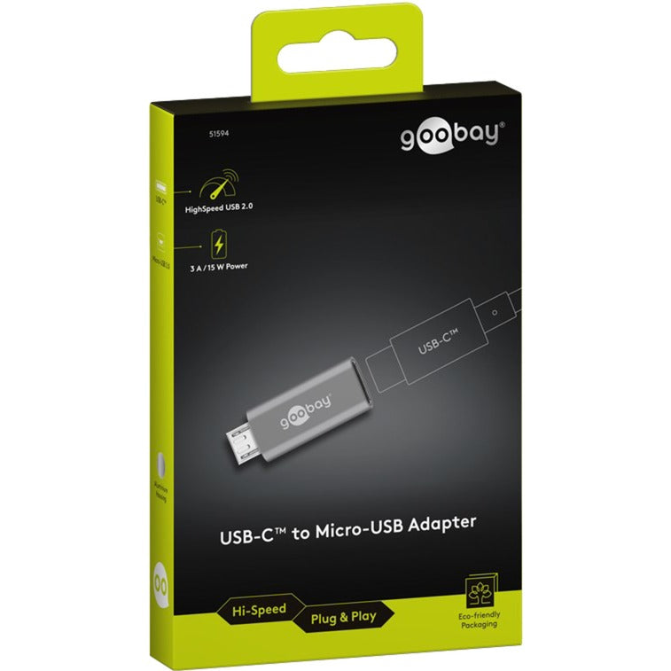 Adaptateur GOOBAY USB-C à micro-USB