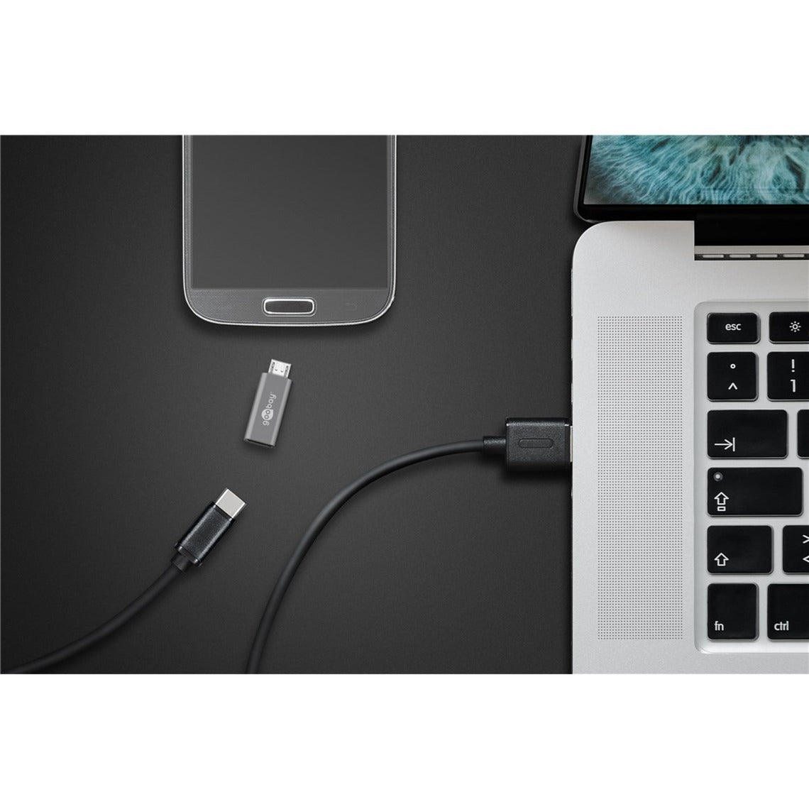 Adaptateur GOOBAY USB-C à micro-USB