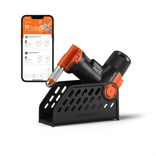 Kit de piège intelligent Gallagher Goodnature | piège non toxique | Réinitialisation automatique 24x | y compris les cartes de capture | connectez-vous avec l'application gratuite - 483179