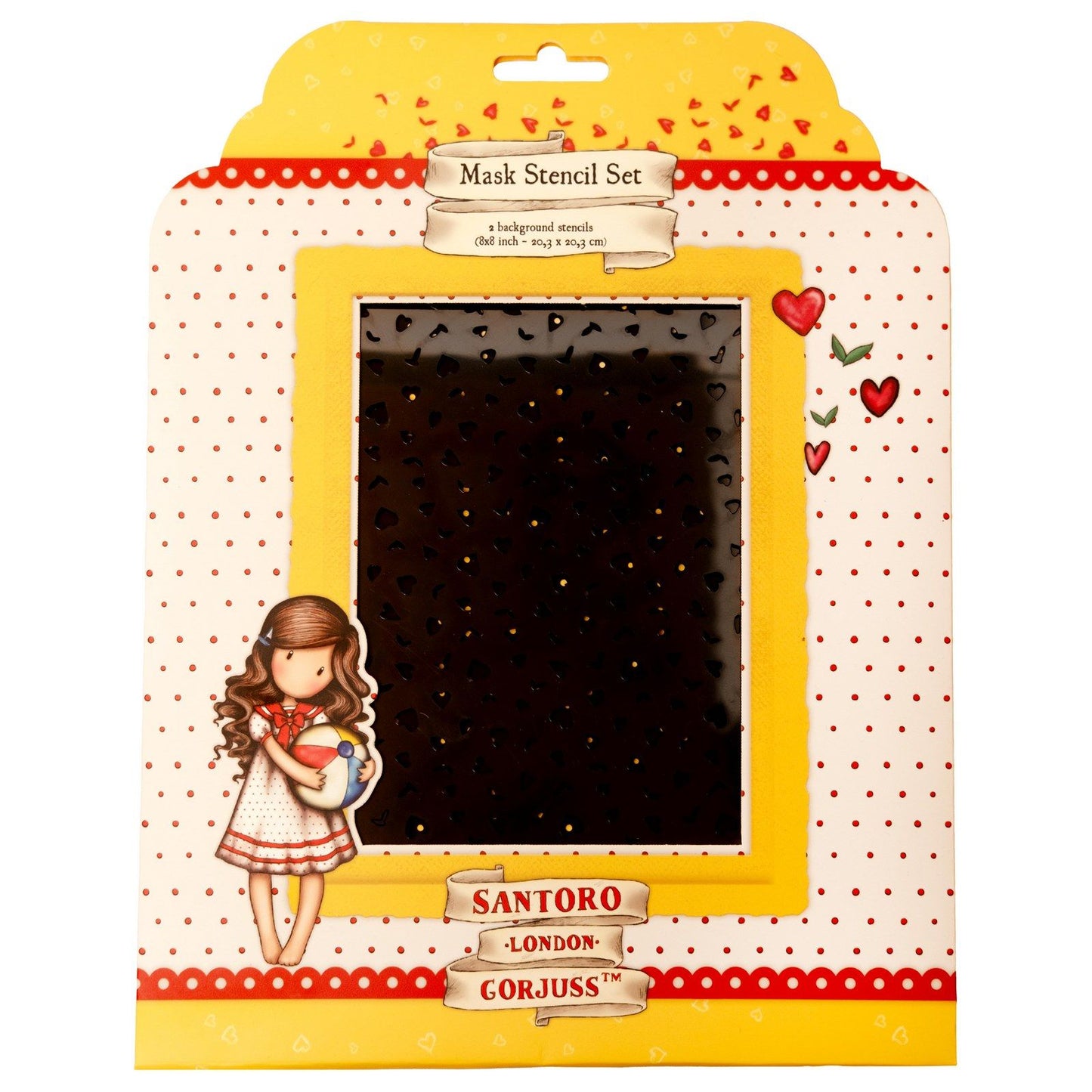Studio light • masque gorjuss points coeurs feuilles