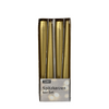 Bougie gothique or 245 24mm 4 pièces
