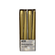 Bougie gothique or 245 24mm 4 pièces