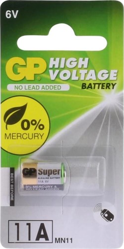 Batteries GP GP GP11A Batterie alcaline 11a MN11 6 V Super 1-BLISTER