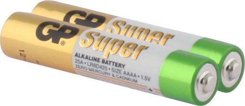 GP 25a lr61 aaaa 1.5v blister2 3011990