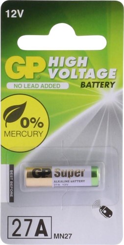 Batteries GP GP27A Batterie alcaline 27a MN27 12 V Super 1-BLISTER