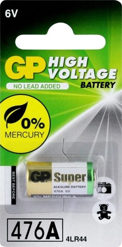 Gp 476a 6 volts 4lr44 blister alcalin 1 3011958