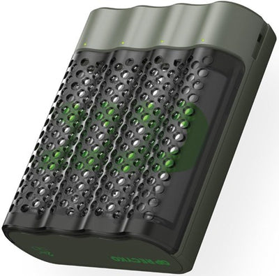 Chargeur de batterie GP USB 2h avec batterie 4x2600ma AA - 3503070