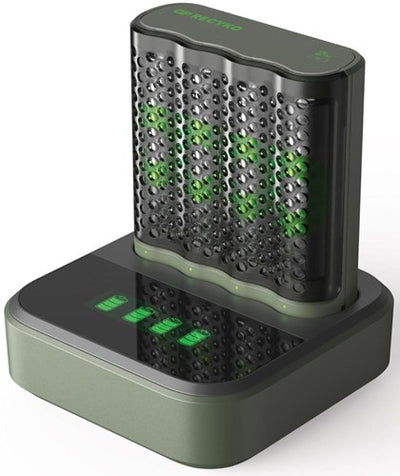 Chargeur de batterie GP USB 2h avec batterie 4x2600ma AA + dock - 3503072