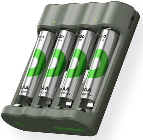 Chargeur de batterie GP USB 3h avec batterie 4x850ma AAA - 3503060
