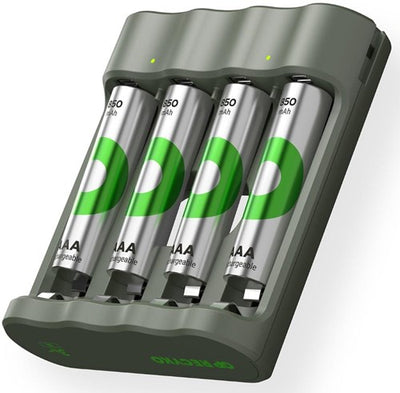 Chargeur de batterie GP USB 3h avec batterie 4x850ma AAA - 3503060