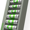 Chargeur de batterie GP USB 6h avec batterie 4xaaa et 4xaa - 3503068