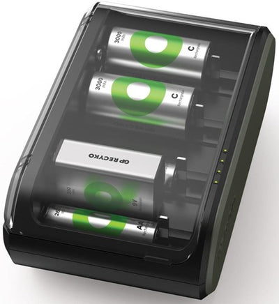Chargeur de batterie GP USB universel - sans piles - 3503079