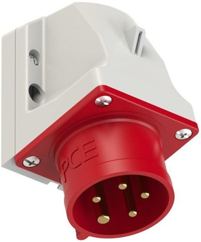 WC en saillie GP CEE 5P 16A 400V rouge avec broches - 6313159