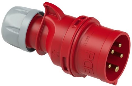 Prise Gp cee 5p 16a 400v rouge - 6313156