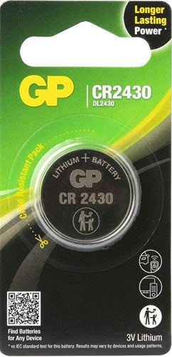 GP - CR2430 Lithium Button Cell 3V 1HK