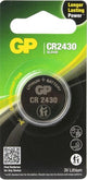 GP - CR2430 Lithium Button Cell 3V 1HK