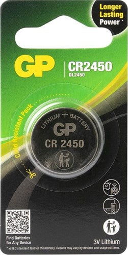 GP - CR2450 Lithium Bouton Cell 3V 1PK