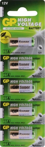 Gp gp 23a 12 volts alcalin blister 5 - 3011962