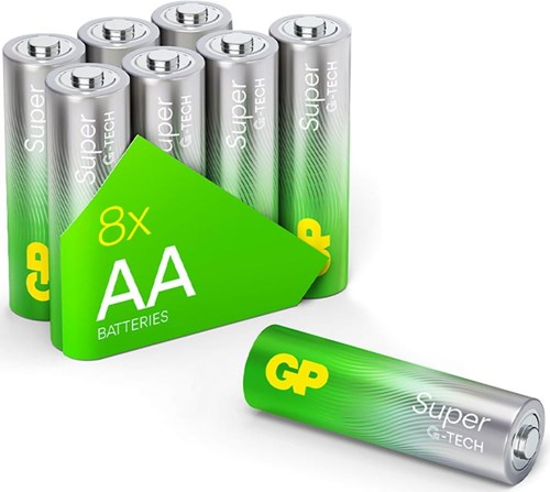 GP GP 8 multipack pile AA alcaline LR06 15A - 3012260