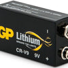 GP lithium 9 volts cr v9