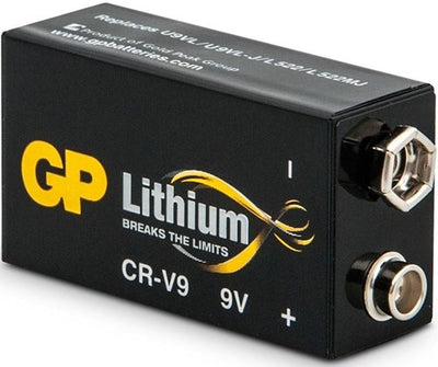 GP lithium 9 volts cr v9