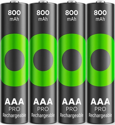 Pile rechargeable GP NiMH AAA 800mA blister(4) - 3311490