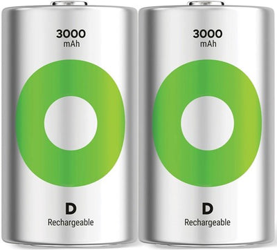 Batterie rechargeable nimh GP d 3000ma blister(2) - 3311470