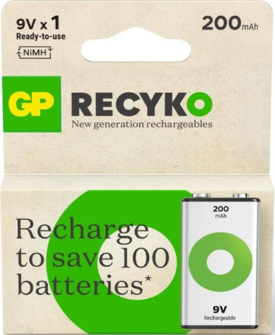 Batterie rechargeable nimh GP e 9v 200ma blister(1) - 3311480