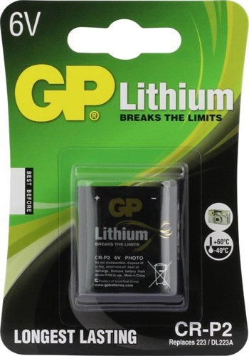 Gp photo lithium gp crp2 6volts - 3211951