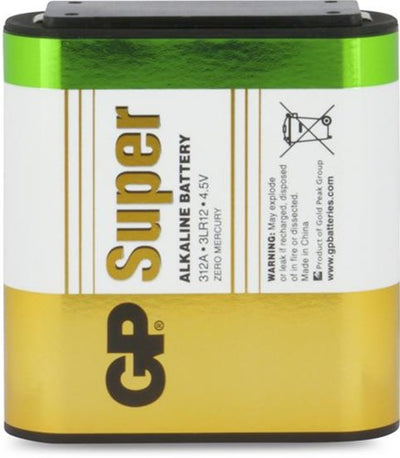 GP super alcalin 4,5v plat 3lr12 312a 3012430