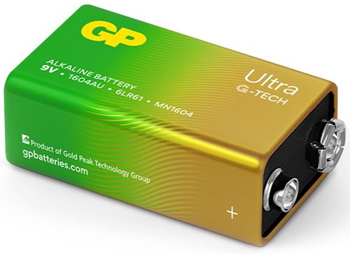 GP ultra 9 volts 6lr61 e-block 3012540