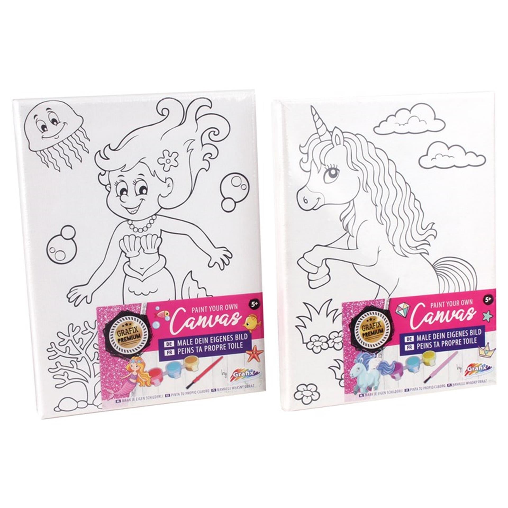 Grafix peignez votre propre toile 10x15cm