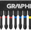 Jeu d'embouts en graphite 10 pièces longs dans un support avec crochet - 6480220