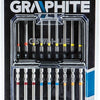 Jeu d'embouts en graphite | 18 pièces | dans une boîte de rangement extra longue - 6480223